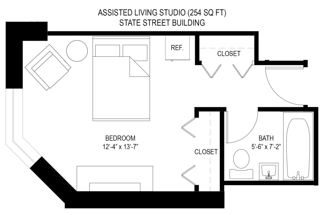 Assisted Living Floor Plans * 75 State Street