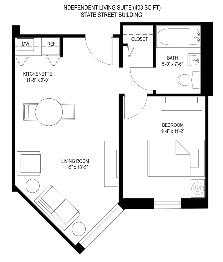 Independent Living Floor Plans * 75 State Street